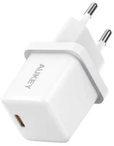 Ładowarka sieciowa AUKEY PA-F5 OEM White 1xUSB-C 20W