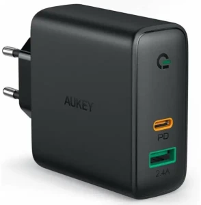 Ładowarka sieciowa AUKEY PA-D3 1xUSB-A 1xUSB-C 60W
