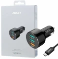 AUKEY CC-T11 3xUSB 42W + kabel USB-C