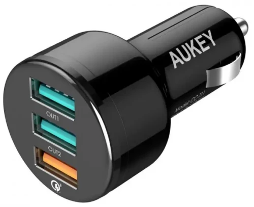 AUKEY CC-T11 3xUSB 42W + kabel USB-C
