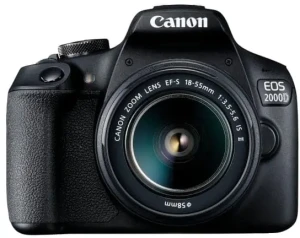 Canon EOS 2000D + obiektyw EF-S 18-55 IS II VUK + Torba + Karta 16GB