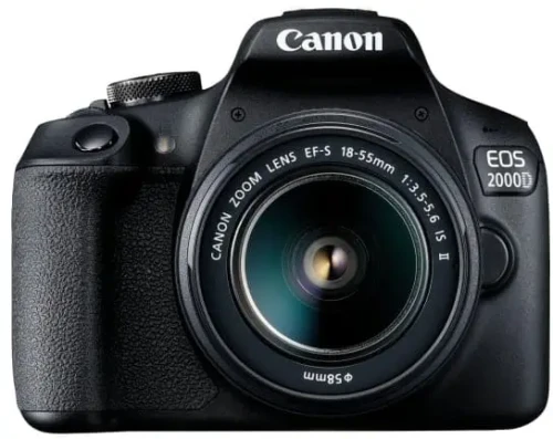 Canon EOS 2000D + obiektyw EF-S 18-55 IS II VUK + Torba + Karta 16GB