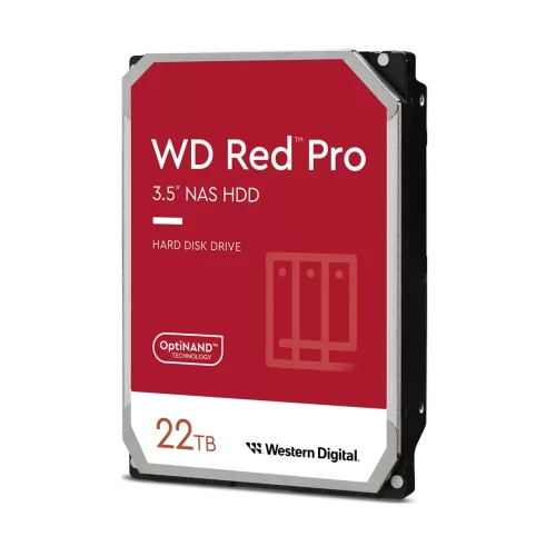 Dysk HDD WD Red Pro WD221KFGX (22 TB ; 3.5"; 512 MB; 7200 obr/min)