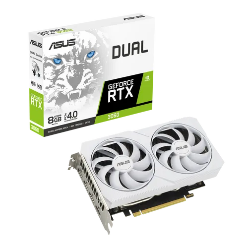 Asus Dual GeForce RTX 3060 8GB WHITE GDDR6