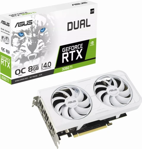 Asus Dual GeForce RTX 3060 Ti OC WHITE 8GB GDDR6X