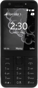 Nokia 230 Dual SIM Czarno-szary