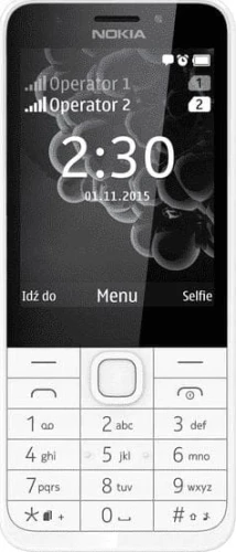 Nokia 230 Dual SIM Biało-srebrny