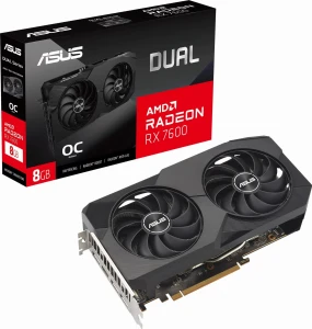 Asus Dual Radeon RX 7600 OC 8GB GDDR6