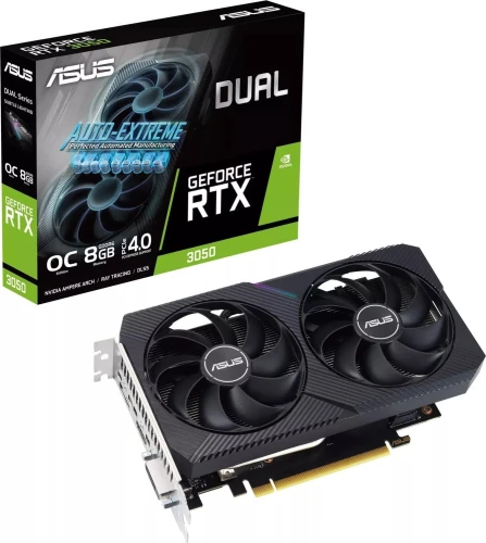 Asus Dual GeForce RTX 3050 OC V2 8GB GDDR6