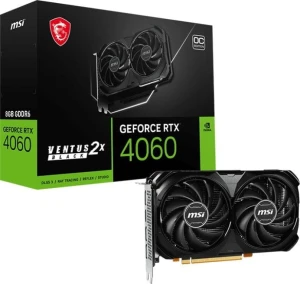 MSI GeForce RTX 4060 Ventus 2X Black OC 8GB GDDR6