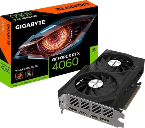 Gigabyte GeForce RTX 4060 Windforce OC 8GB GDDR6