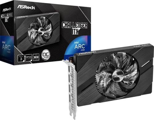 ASRock Intel Arc A380 Challenger ITX OC 6GB GDDR6