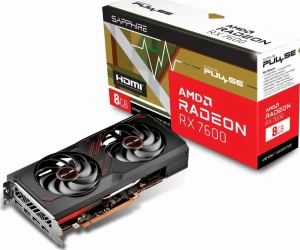 Sapphire Pulse Radeon RX 7600 Gaming OC 8GB GDDR6