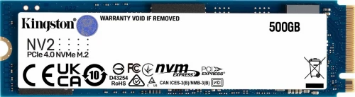 Kingston NV2 500GB M.2 2280 PCI-E x4 Gen4 NVMe