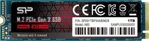 Silicon Power P34A80 1TB M.2 2280 PCI-E x4 Gen3 NVMe