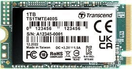 Transcend SSD 1TB Transcend M.2 MTE400S  PCIe Gen3 x4 NVMe