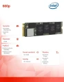 Intel Dysk SSD 660p Series 512GB M.2 PCle 3D2 QLC