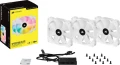 Corsair iCUE SP120 RGB ELITE Performance Biały 3-pack + Lighting Node CORE