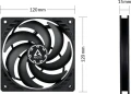 Arctic P12 Slim PWM PST