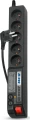 Acar 504W przeciwprzepięciowa 5 gniazd 1.8 m czarna
