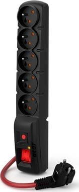 Acar F5 POWER 5 gniazd 1.5 m czarna