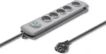 Qoltec Swift przeciwprzepięciowa 5 gniazd 1.8 m szara