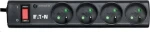 Eaton Protection Strip przeciwprzepięciowa 4 gniazda 1 m czarna