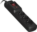 Activejet Combo przeciwprzepięciowa 3 gniazd 5 m czarna