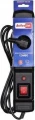 Activejet Combo przeciwprzepięciowa 3 gniazd 1.5 m czarna