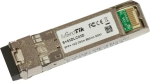 MikroTik S+85DLC03D SFP+ MODULE 10G SM 300M 850NM MULTI-MODE LC-CONNECTOR
