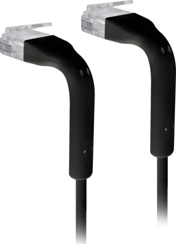 Ubiquiti UBNT UniFi Ethernet Patch Kabel [0,3m, Cat6, UTP, licna, černý]