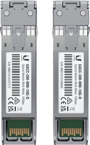 Ubiquiti UBNT UACC-OM-MM-10G-D-2  - U Fiber, Multi-Mode Module, 10G, 2-Pack