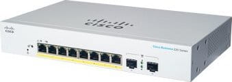 Cisco Business Switching CBS220 Smart 8-port Gigabit PoE 65W 2x1G SFP uplink external power supply