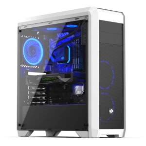 SilentiumPC Regnum RG4TF RGB szkło hartowane, mroźny biały