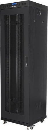 Lanberg FF01-6642-23BL stojąca rack 19 42U 600x600, czarna