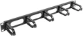 Lanberg AK-1205-B Organizer kabli 19'' 1U Typ B czarny