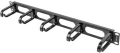 Lanberg AK-1205-B Organizer kabli 19'' 1U Typ B czarny