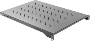 Lanberg AK-1010-B Półka do szaf 19" 1U 1000mm Czarna