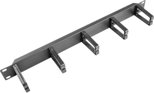 Lanberg AK-1202-B Organizer kabli 1U typ B do szaf 19'' Czarny