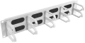 Lanberg AK-1204-S Organizer kabli 19'' 2U Panel szczotkowany Typ B szary
