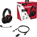 HyperX Cloud III Wireless Czerwone