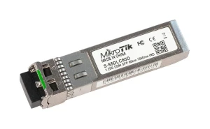 MikroTik S-55DLC80D SFP MODULE 1.25G SM 80KM 1550NM WITH DUAL LC CONNECTOR