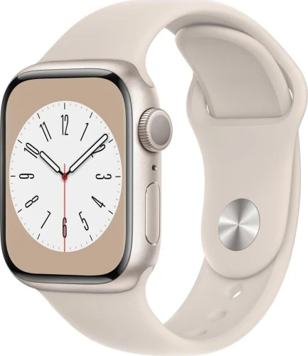 Apple Watch 8 GPS 45mm Starlight Alu Sport Beżowy