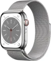 Apple Watch 8 GPS + Cellular 45mm Silver Stainless Steel Srebrny