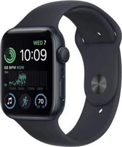 Apple Watch SE 2022 44mm GPS Midnight Alu Sport Czarny
