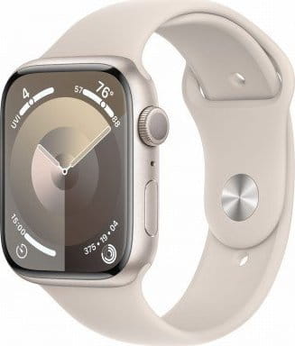 Apple Watch Series 9 GPS aluminium 45 mm S/M księżycowa poświata