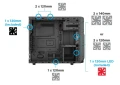 Corsair Carbride SPEC-03 Windowed BLACK/RED LED Mid-Tower
