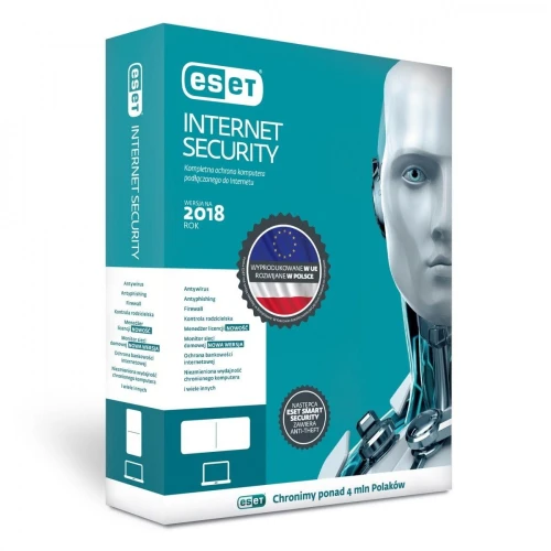 ESET Internet Security 1 urządzenie 12 miesięcy