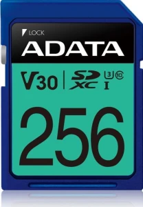 ADATA Premier Pro SDXC 256 GB Class 10 UHS-I/U3 V30