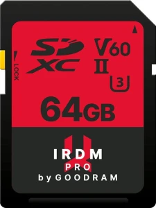 GoodRam IRDM Pro SDXC 64 GB UHS-II/U3 V60
